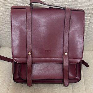 Ecosusi Elegant Burgundy Backpack